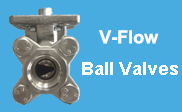 v-flow ball valves